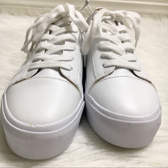 Marc Fisher Rose Gold Xena Platform Sneakers - Picture 6 of 8